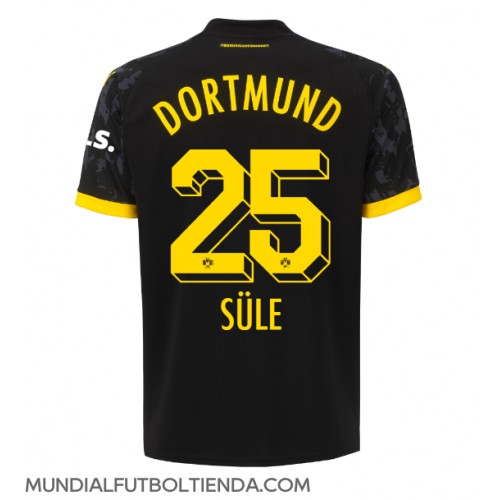 Camiseta Borussia Dortmund Niklas Sule #25 Segunda Equipación Replica 2023-24 mangas cortas